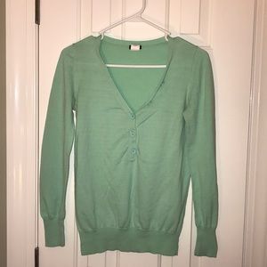 J.Crew cotton long sleeved shirt size S